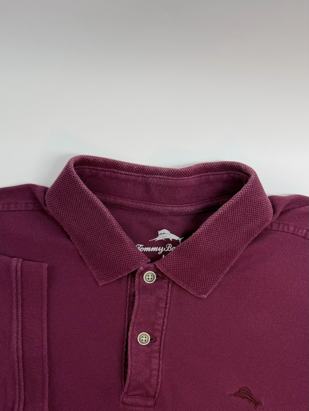 Tommy Bahama Men's Polo L Shirt in Plum